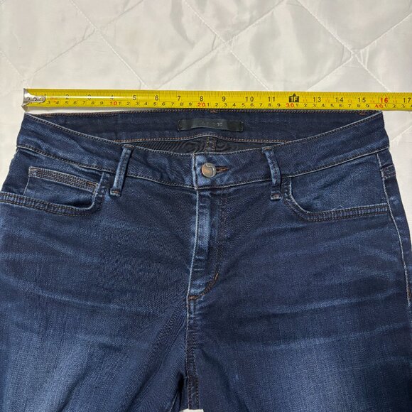 Joe’s Jeans The Honey Curvy Skinny Flawless W32 Dark Wash Stretch Soft Denim - Picture 10 of 13